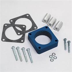 Jet Performance Blue Throttle Body Spacer 91-06 Jeep 2.5,4.0,4.2 - Click Image to Close